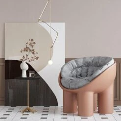 Roly Poly Fiberglass Armchair With Cushion, Black(Roly Poly Fiberglass Armchair With Cushion Black) -Weilai Concept 01 09d4bfc8 1c41 4fce ab5c 661935c64757