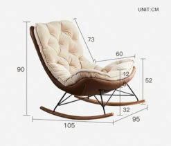 Phoebe Rocking Chair, Suede(Phoebe Rocking Chair) -Weilai Concept 01 16b74f90 78e0 405f 8c11 1a61ee5af561
