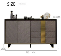 IS82 Large Sideboard, Grey & Gold(Is82 Large Sideboard Grey Gold) -Weilai Concept 01 175c9b45 a9fa 469b 9f7f 4e97e56e700b