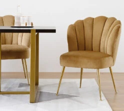 Dwight Dining Chair, Gold Frame(Dwight Dining Chair Gold Frame) -Weilai Concept 01 3227b014 d831 4e04 b296 ad3da0b9e2b2