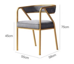 Dwight Dining Chair, Gold Frame(Dwight Dining Chair Gold Frame) -Weilai Concept 01 35d7e6f3 a0cc 47af b69b 63f60ac7f70a