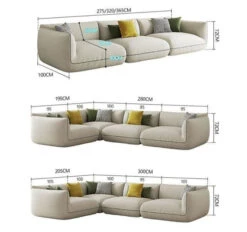 TOFU Agnes Three Seater Corner Sofa, Suede, Modular Sofa(Tofu Agnes Three Seater Corner Sofa Modular Sofa) -Weilai Concept 01 4cef6fcc b663 4ff8 8fd0 df372879e115