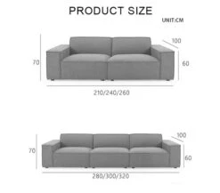 Lynnbrook Two Seater, Three Seater, Four Sofa, Four Sofa Corner, Linen(Lynnbrook Three Seater Sofa) -Weilai Concept 01 6cbfaedf 7609 43cb b428 c13e8b105754