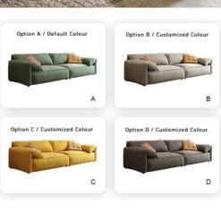 Simon S20 Three Seater, Four Seater Sofa, Velvet(Simon S20 Three Seater Sofa Velvet) -Weilai Concept 01 76e8de11 6e75 4d3e af55 e2e6415563a3