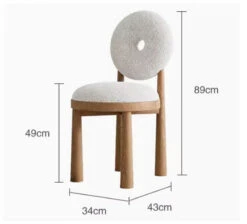 Evelyn Donut Dining Chair, Boucle(Evelyn Donut Dining Chair Boucle) -Weilai Concept 01 928bba82 0567 468c ae04 b7c77e53467f