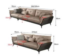 Ozzie Two Seater, Three Seater, Four Seater Sofa, Leathaire(Ozzie Two Three Seater Sofa Leathaire) -Weilai Concept 01 a0d22cf4 7db3 4224 aeb9 e8b958f3c9f5
