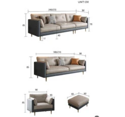 Noel L311 Three Seater Sofa, Armchair Leathaire(Noel L311 Three Seater Sofa) -Weilai Concept 01 aaf902b6 da41 4677 b77e 585d885580c4