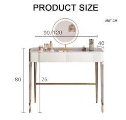Deborah Dressing Table, Cream(Deborah Dressing Table White) -Weilai Concept 01 af34ae55 540d 4c92 b446 ef749c8fd275