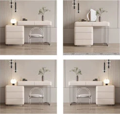 Donnelly Dressing Table With LED Mirror, Cream(Donnelly Dressing Table With Led Mirror) -Weilai Concept 01 b26d9161 1674 4b32 a20d e27742c102c3
