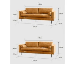 Porto Three Seater Sofa, Real Leather(Porto Three Seater Sofa) -Weilai Concept 01 f35b0e7d 10fc 4bd0 8c1a 1ca2ca79da4b