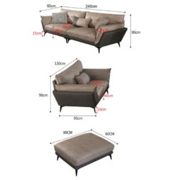 Ozzie Two Seater, Three Seater, Four Seater Sofa, Leathaire(Ozzie Two Three Seater Sofa Leathaire) -Weilai Concept 02 0a9001aa 90fd 46a4 954d aaca420dd4a5