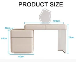 Donnelly Dressing Table With LED Mirror, Cream(Donnelly Dressing Table With Led Mirror) -Weilai Concept 02 b7e45db4 266d 4b95 81e4 e5af40808c23