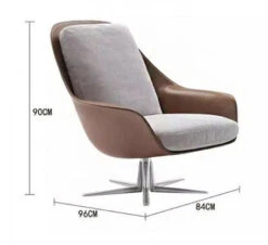 Herton Lounge Chair And Ottoman, Swivel Armchair(Herton Lounge Chair And Ottoman Cotton Linen) -Weilai Concept 02 cc0e29cc 9382 49c2 aaca eaefb1ea5077