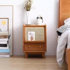 Radiogram Bedside Table, Walnut(Radiogram Bedside Table Walnut)