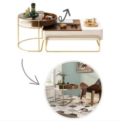 Bagnell Lift Up Coffee Table Set, Extendable Coffee Table Set(Bagnell Coffee Table) -Weilai Concept 03 7f21009b 7a1c 4e3e a397 c13e7d5ad708