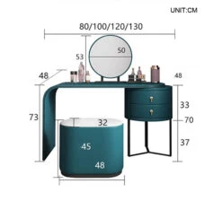 Noorali Dressing Table With Mirror, More Colors Available(Noorali Dressing Table With Mirror) -Weilai Concept 03 bb2f464f 68d0 4432 be07 296885a21b01
