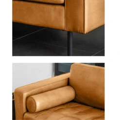 Porto Three Seater Sofa, Real Leather(Porto Three Seater Sofa) -Weilai Concept 04 ce6809fb 2564 4551 afef c5356f712ad8