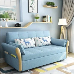 SB152 Two Seater Sofa Bed, Blue(Sb152 Two Seater Sofa Bed) -Weilai Concept 05 ffa489d6 213d 4bb5 abb7 d14fd27dfa36