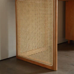 Anya Office Desk With Storage & Office Chair, Ash Wood & Rattan(Anya Office Desk) -Weilai Concept 10 3d26b7cd 9038 4fec b9a8 77cbad03547a