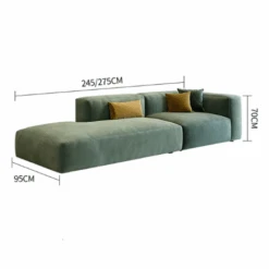 Valentina Three Seater Sofa, Four Seater, Corner Sofa, Velvet(Valentina Two Seater Sofa Velvet) -Weilai Concept 1710919654038