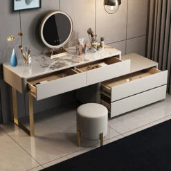 Davidson Dressing Table With LED Mirror, Extendable, Corner Dressing Table(Davidson Dressing Table With Led Mirror) -Weilai Concept 1 0002 03 9b6169fb 2baf 4fb8 ab97 be7dd4218878