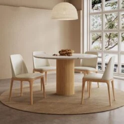 Sienna Round Dining Table, Premium Terrazzo And Wood Base(Sienna Round Dining Table Sintered Stone) -Weilai Concept 1 0005 01 db4a3b06 0a38 4e20 a8cb f62918e29731