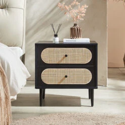 Matthew Bedside Table, Rattan(Matthew Bedside Table Rattan) -Weilai Concept 1 0006 03