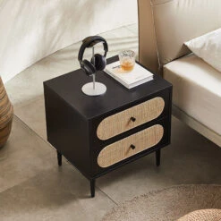 Matthew Bedside Table, Rattan(Matthew Bedside Table Rattan) -Weilai Concept 1 0009 04