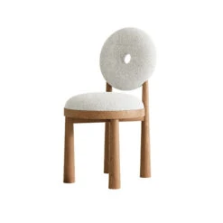 Evelyn Donut Dining Chair, Boucle(Evelyn Donut Dining Chair Boucle) -Weilai Concept 1 0015 1 0035 3 10