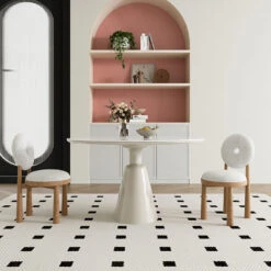 Evelyn Donut Dining Chair, Boucle(Evelyn Donut Dining Chair Boucle) -Weilai Concept 1 0015 1 0039 03