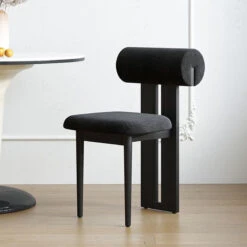 A Set Of 2 Maisie Dining Chair, Black Velvet, For Clearance(Maisie Dining Chair Black Velvet X 4 For Clearance) -Weilai Concept 1 0015 1 0073 04