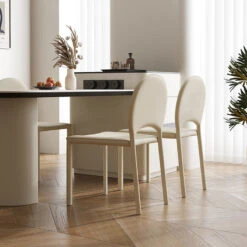 Yedda Dining Chair, Cream(Yedda Dining Chair) -Weilai Concept 1 0015 1 0076 05