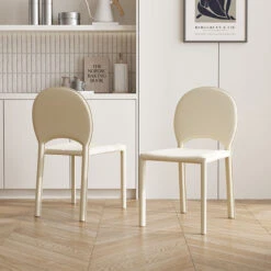 Yedda Dining Chair, Cream(Yedda Dining Chair) -Weilai Concept 1 0015 1 0077 04