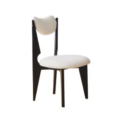 Molan Dining Chair, White Boucle(Molan Dining Chair White Boucle) -Weilai Concept 1 0015 1 0090 2 0106 1 0025 9