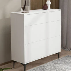 Cethy Wood Shoe Storage, White(Cethy Solid Wood Shoe Storage White) -Weilai Concept 1 0018 04 0009 06