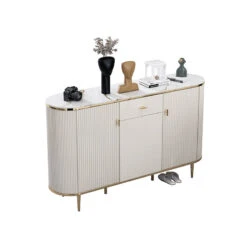 Drake Shoe Storage, White & Gold(Drake Shoe Storage) -Weilai Concept 1 0020 05