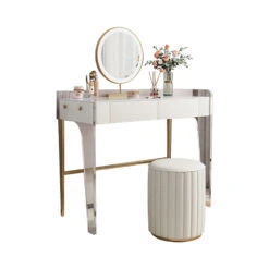 Deborah Dressing Table, Cream(Deborah Dressing Table White) -Weilai Concept 1 0020 06 4bc98e35 9ebe 4c17 a098 1879f365961b