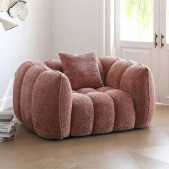 Welton Pumpkin Armchair, Boucle(Welton Armchair Wool) -Weilai Concept 1 0053 04 faca9ccd 681d 47df 85e5 cc8caeb1049f