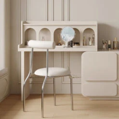 Dinah Dressing Table With Sideboard, Cream Or Black(Dinah Dressing Table With Sideboard) -Weilai Concept 1 0071 05 18ab7ff6 0bc7 4a5e bd76 709cad32bf61