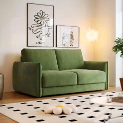 Kaur Two Seater Sofa Bed, Pull Out Sleeper Sofa Bed, More Colours(Kaur Sofa Bed)