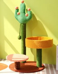 Ola's Cactus With Bed, Cat Toy, Climbing Tree(Olas Cactus With Bed Cat Toy Climbing Tree) -Weilai Concept 1 2 1536f47f ef07 451b 8241 2d5b6f88fdef