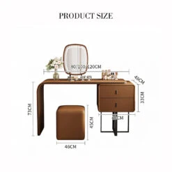 Nelson Dressing Table, Brown, More Colours Available(Nelson Dressing Table) -Weilai Concept 1 3e647f7d 9681 4901 aec7 013d35834199