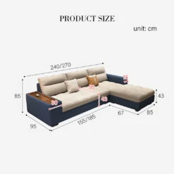 Lobo Sectional Sofa With Storage, Chaise Lounge Sofa Bed(Lobo Sectional Sofa With Storage Chaise Lounge Sofa Bed) -Weilai Concept 1 47c0e817 a6f3 4602 9986 02d6d1d4dc98