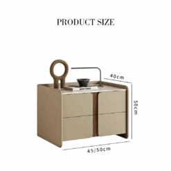 Noa Antique Bedside Table(Noa Antique Bedside Table Contemporary Bedside Table Light Khaki) -Weilai Concept 1 4b8fb599 72a1 4c60 a5ec 081aa317d798