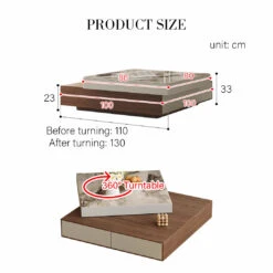 Grimaldi Extendable Coffee Table, Square Coffee Table(Grimaldi Extendable Coffee Table Square Coffee Table) -Weilai Concept 1 76699166 e33e 4a05 8c55 41955135d493