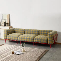 Velez Modular Sofa, Two Seater Sofa, Three Seater Sofa, Linen(Velez Modular Sofa Two Seater Sofa Three Seater Sofa Linen)
