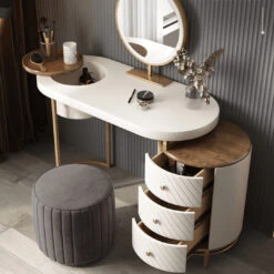 Tandy Dressing Table With LED Mirror, White,Makeup Vanity(Tandy Dressing Table Led Mirror) -Weilai Concept 1 98c812e7 68df 4492 bc3a 298e7ae04aa1