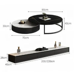 Kahoo TV Stand, Sintered Stone(Kahoo Tv Stand Sintered Stone) -Weilai Concept 1 aa6fbf7b 4b0f 45b3 b674 f554f4277dea 1