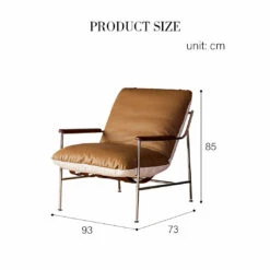 Prasad Lounge Chair Armchair With Ottoman, Real Leather(Prasad Loung Chair With Ottoman Real Leather) -Weilai Concept 1 bb1e15de f0f6 468f b1fd 857595f4fa24