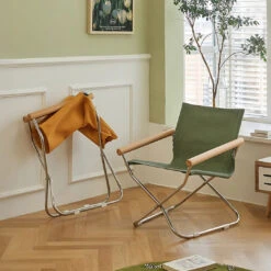 Kato Foldable Armchair, Stainless Steel(Kato Foldable Director Chair Stainless Steel)